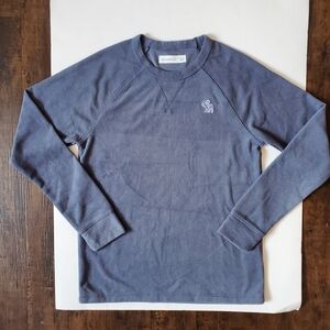 Abercrombie Kids Blue Waffle Style Cozy Crewneck Boys Long Sleeves Size 11/12